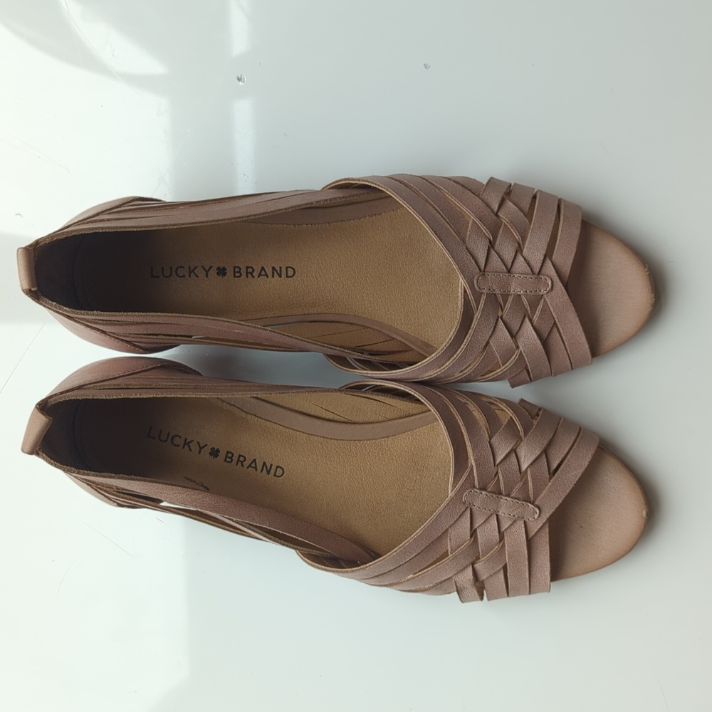Lucky Brand Jarise New Stone leather sandal